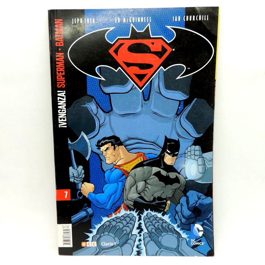 Superman Batman Venganza #7 ECC Dc Comics Comic Colección - Madtoyz