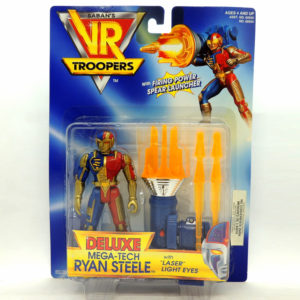 VR Troopers Deluxe Mega-Tech Ryan Steele Kenner Antiguo Retro Vintage Colección