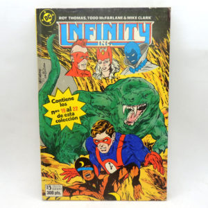 DC Infinity Inc #19 Al #22 Thomas McFarlane Clark Zinco Comic Antiguo Retro Vintage Colección