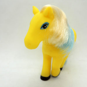 My Little Pony MLP Phony Fakie Yellow 1984 Lanard Bootleg Vintage