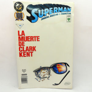 Superman La Muerte De Clark Kent #1 DC Editorial Vid Comic Antiguo Retro Vintage Colección