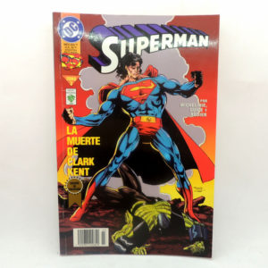 Superman La Muerte De Clark Kent #3 DC Editorial Vid Comic Antiguo Retro Vintage Colección