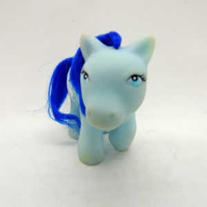 My Little Pony MLP G1 Phony Fakie Baby Light Blue Starburst Fancy Pants Bootleg Vintage