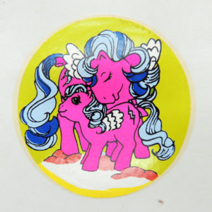 My Little Pony MLP Mi Pequeño Pony G1 Round Sticker Firefly Ind Argentina Vintage