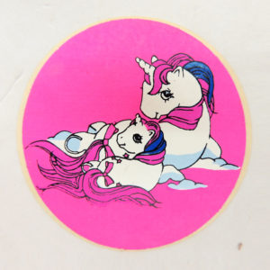 My Little Pony MLP Mi Pequeño Pony G1 Round Sticker Glory Ind Argentina Vintage