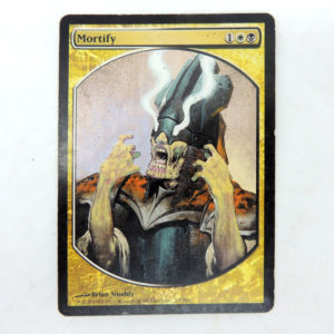 Magic The Gathering Mortify Textless Promotional Card MTG TCG Colección