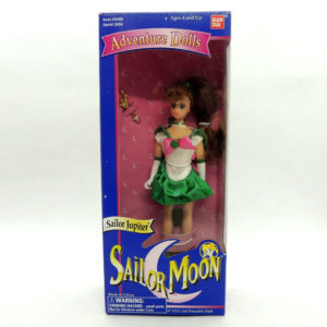 Sailor Moon Adventure Dolls Jupiter Bandai 15cm 1995 Antiguo Retro Vintage Colección