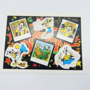 Disney Goofy Tribilin Clock Stickers Papeleria Libreria Vintage Colección