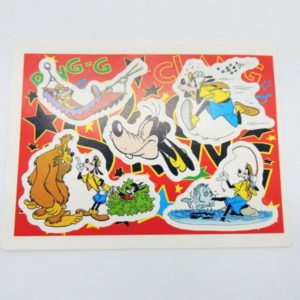 Disney Goofy Tribilin Hamaca Stickers Papeleria Libreria Vintage Colección