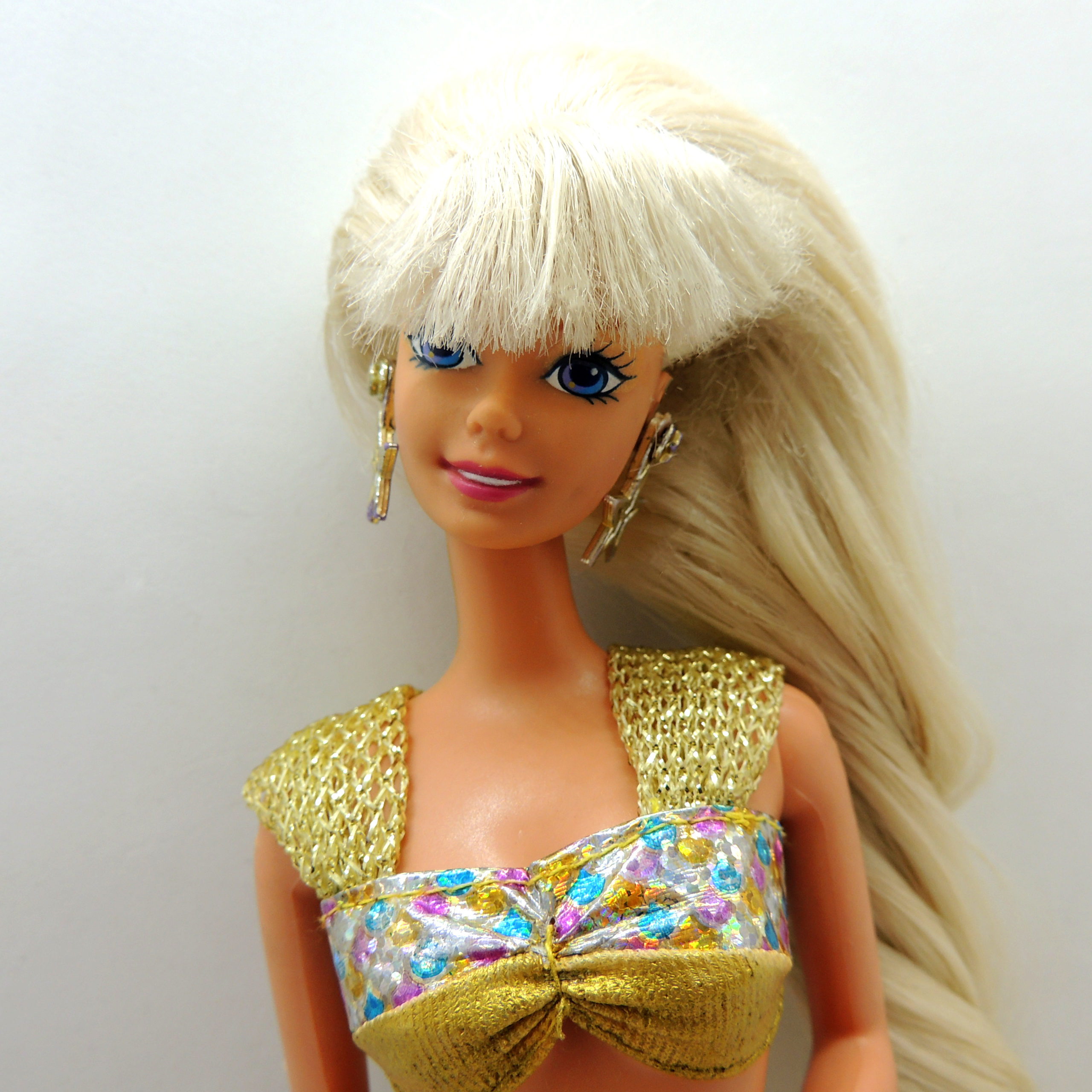 Barbie Jewel Hair Mermaid Sirena 1995 Mattel Antigua Retro Vintage ...