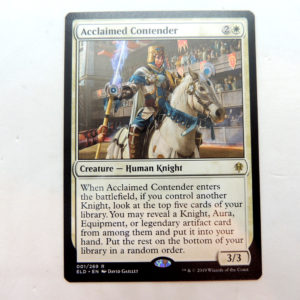 Magic The Gathering Acclaimed Contender - Throne Of Eldraine MTG TGC Colección