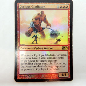 Magic The Gathering Cyclops Gladiator Magic 2011 Foil MTG TGC Colección