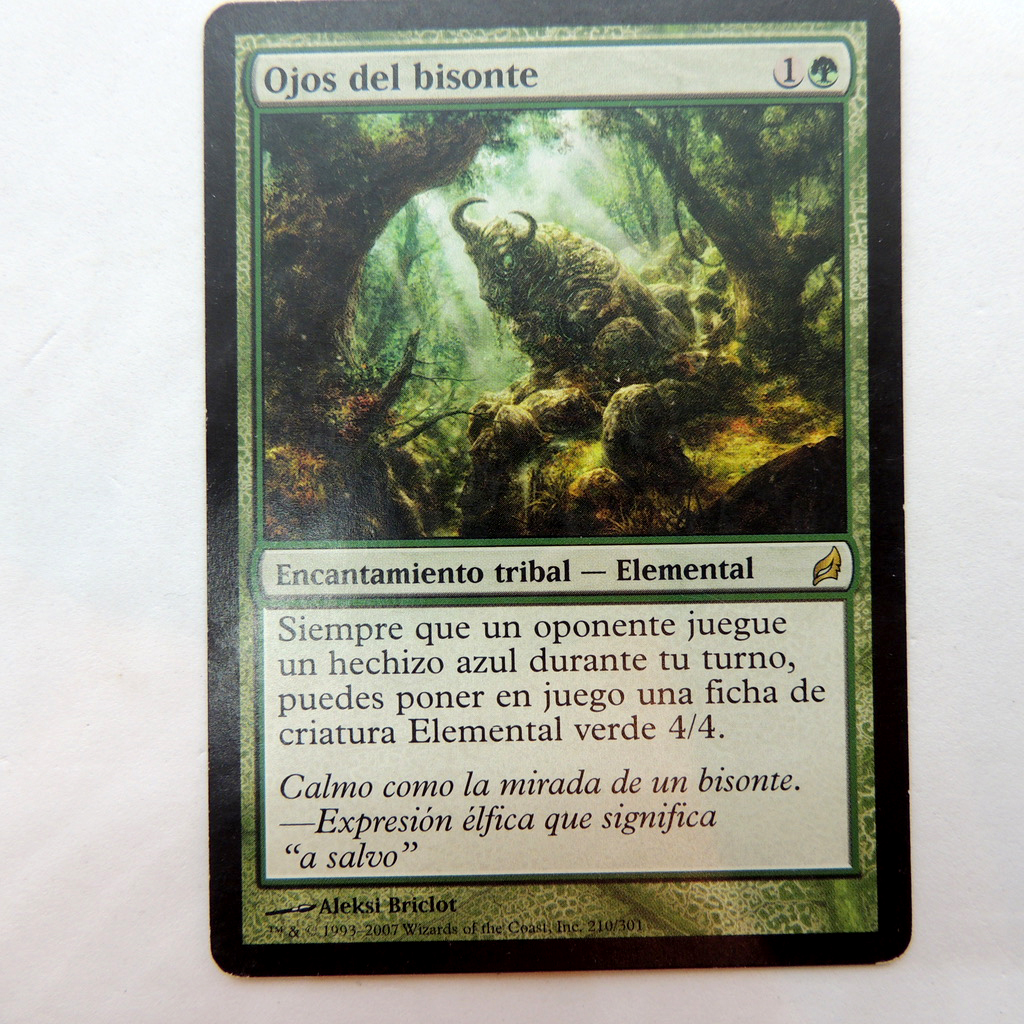 Magic The Gathering Ojos Del Visonte - Eyes Of The Wisent Lorwyn MTG TGC Colección