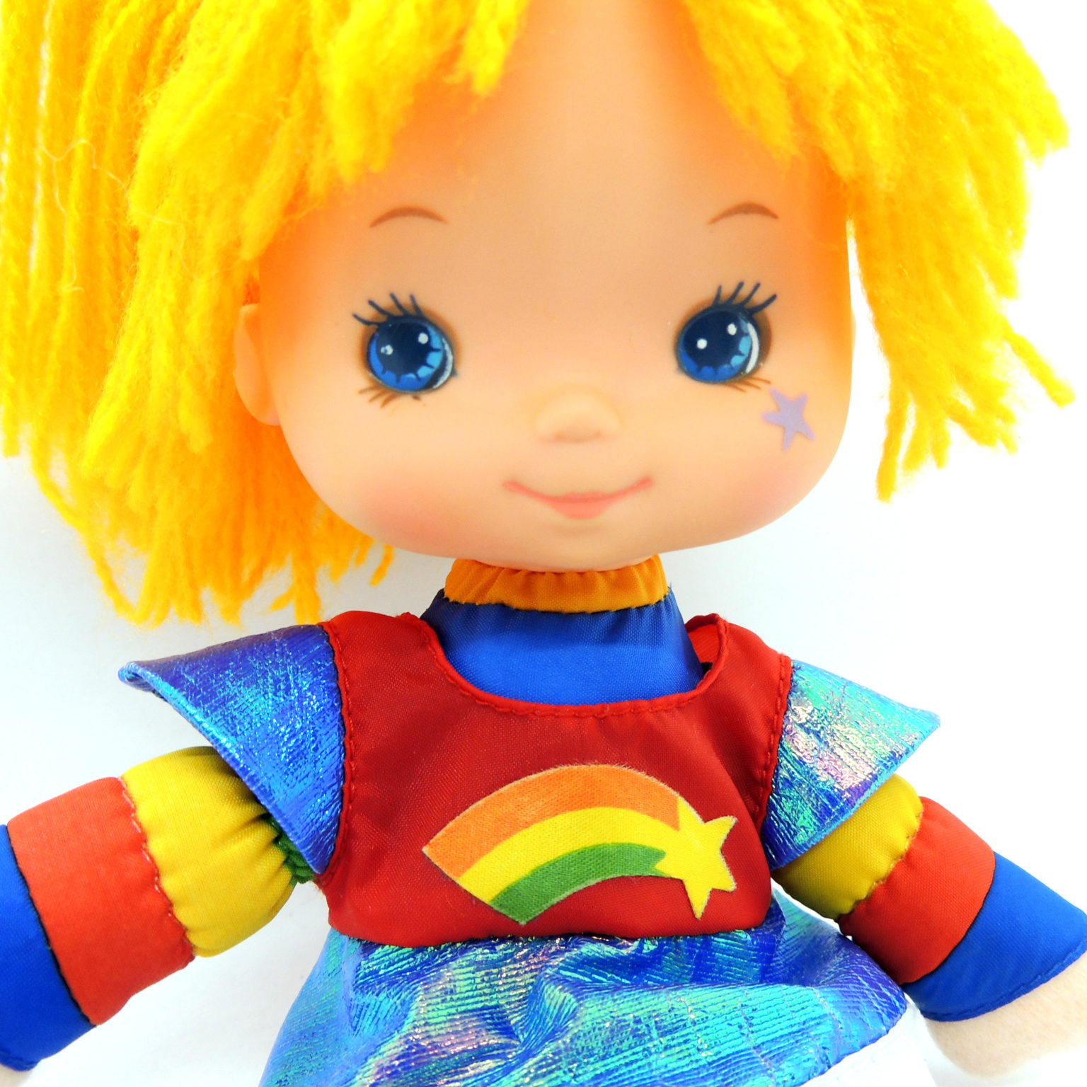 Muñeca Rainbow Brite Dress Up Dolls Hallmark 1983 Antiguo Retro Vintage