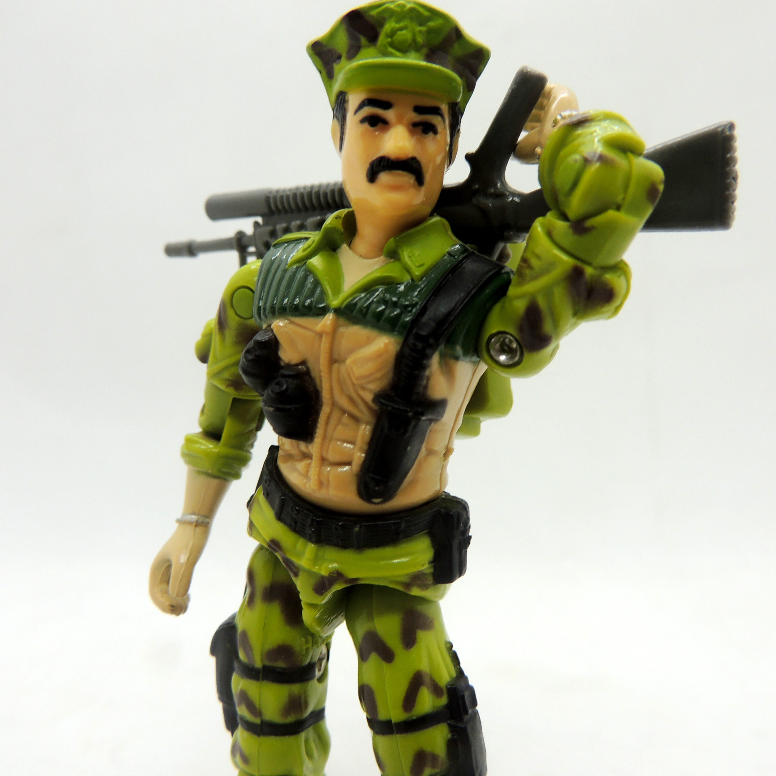 Gi Joe Leatherneck v1 Marine Hasbro 1986 Antiguo Retro Vintage ...