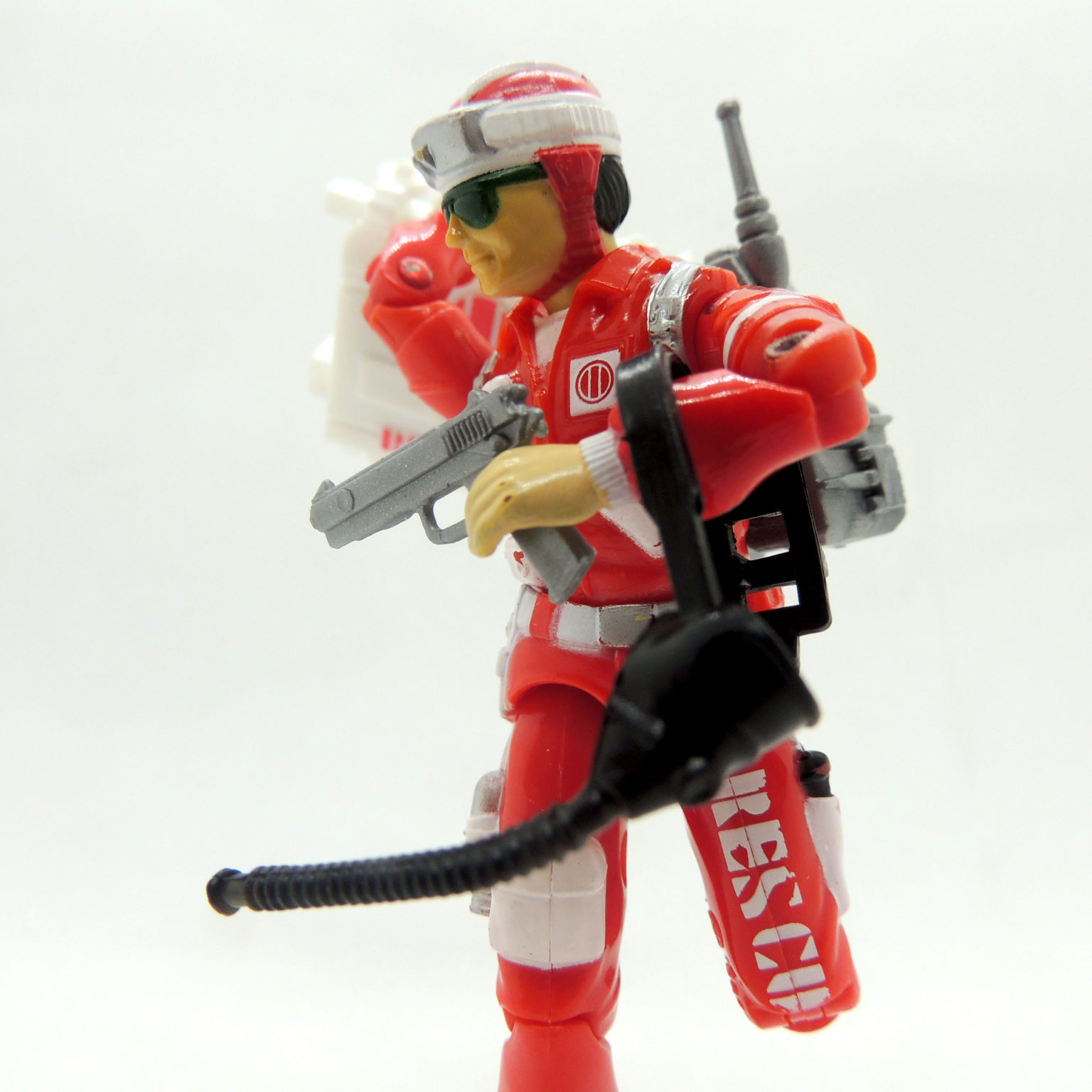 Gi Joe Lifeline v1 Rescue Trooper Hasbro 1986 Antiguo Retro Vintage 