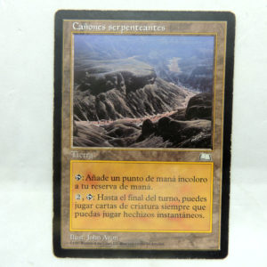 Magic The Gathering Cañones Serpenteantes Winding Canyons Weatherligth MTG TCG Colección