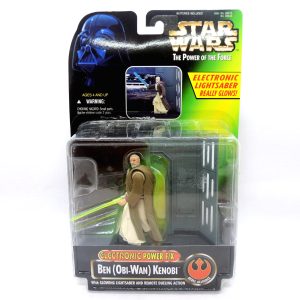 Star Wars Ben Obi Wan Kenobi Electronic Power FX The Power Of The Force Kenner 1996 Hasbro Antiguo Retro Vintage Colección