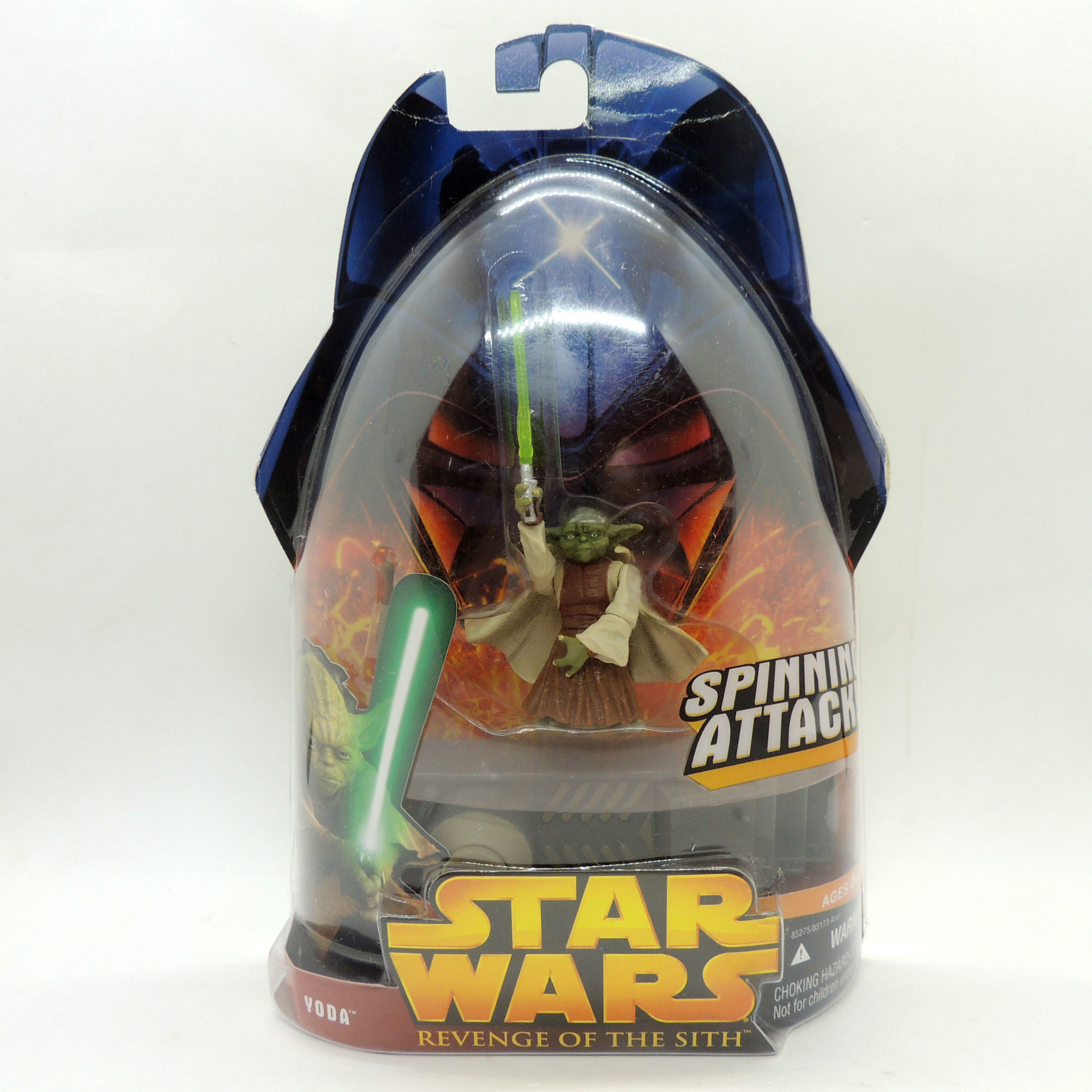 Yoda Spinning Attack Star Wars Revenge Of The Sith Collection 2005 