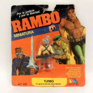 Rambo Turbo Miniatura Metrotoys Ind Argentina Antiguo Retro Vintage Colección
