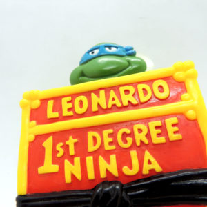 Tortugas Ninja TMNT Leonardo 1st Degree Ninja Burger King 1989 Antiguo Retro Vintage Colección