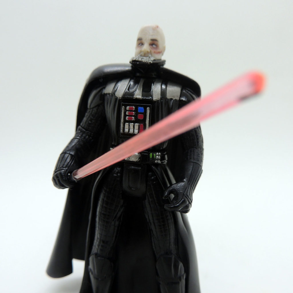 Star Wars Darth Vader Removable Helmet The Power Of The Force Kenner ...