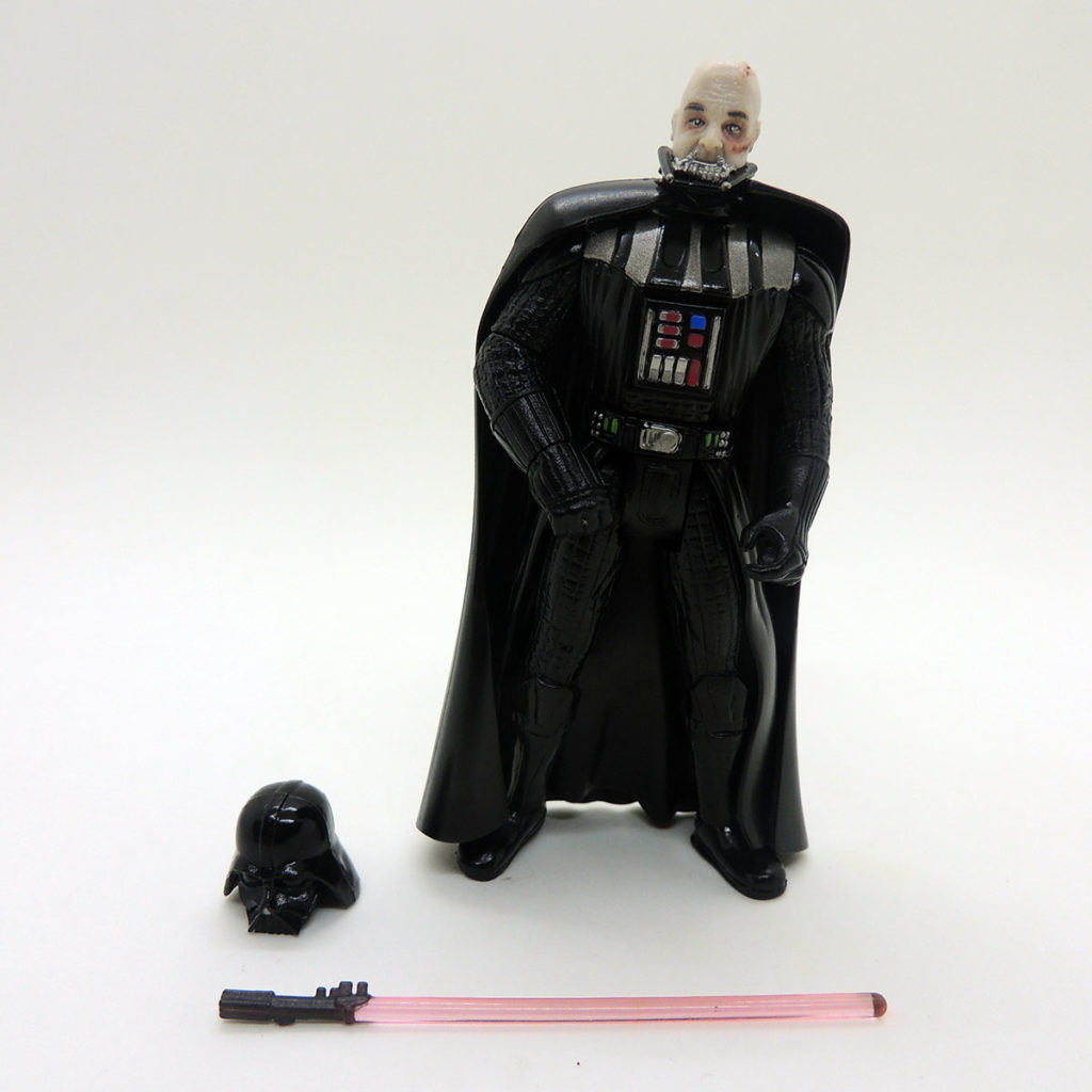 Star Wars Darth Vader Removable Helmet The Power Of The Force Kenner ...