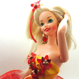 Barbie Happy Holidays Feliz Navidad 1993 Mattel