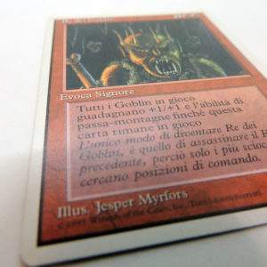 Magic The Gathering Goblin King 4th Edition MTG TCG Colección Antiguo Retro Vintage