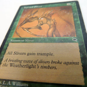 Magic The Gathering Horned Sliver Tempest MTG TCG Colección