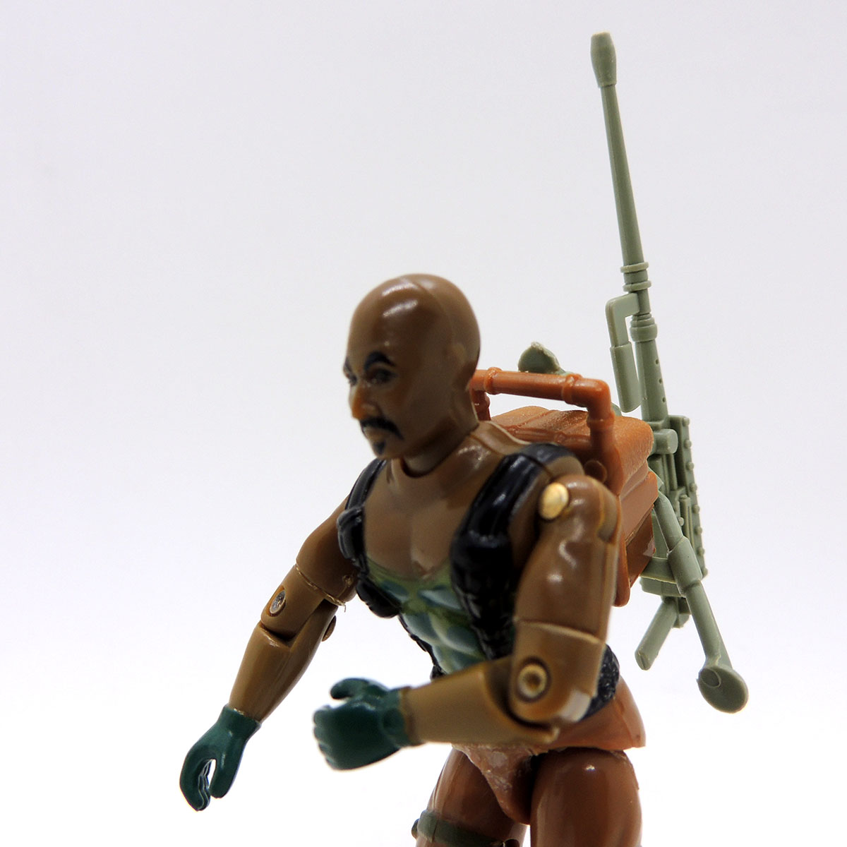 Gi Joe Roadblock V1 Heavy Machine Gunner Hasbro 1984 - Madtoyz