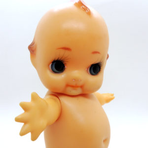 Kewpie Doll Muñeco Made In Japon 23cm Goma 60s Antiguo