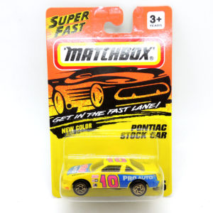 Matchbox Pontiac Stock Car 1/64 #35 Super Fast Tyco 1993