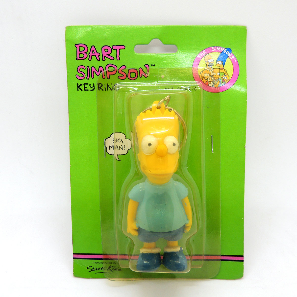 Simpsons Bart Llavero Key Ring Street Kids 90s - Madtoyz