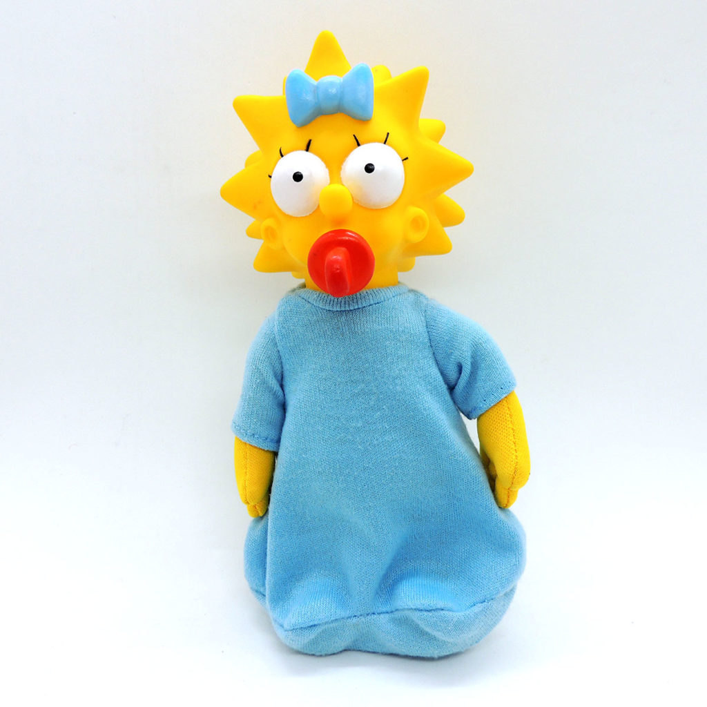 peluche maggie simpson
