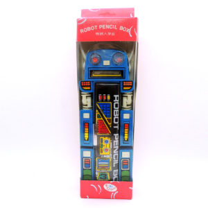 Cartuchera Robot Azul Pencil Box Transformers Bee Brand