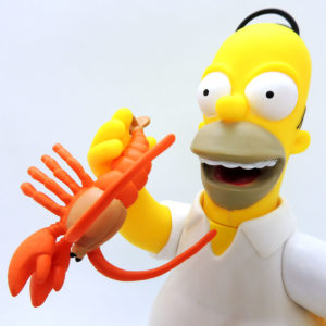 Simpsons Homero Faces Of Springfield Deluxe 21cm Playmates