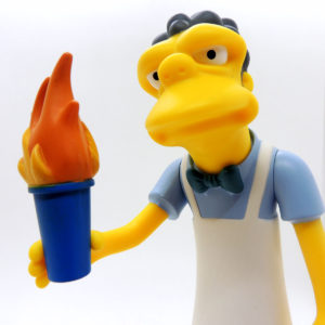 Simpsons Moe Faces Of Springfield Deluxe 21cm Playmates