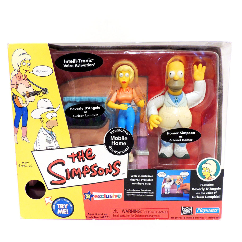 Simpsons Playset Homero Campirano Exclusive Playmates Madtoyz
