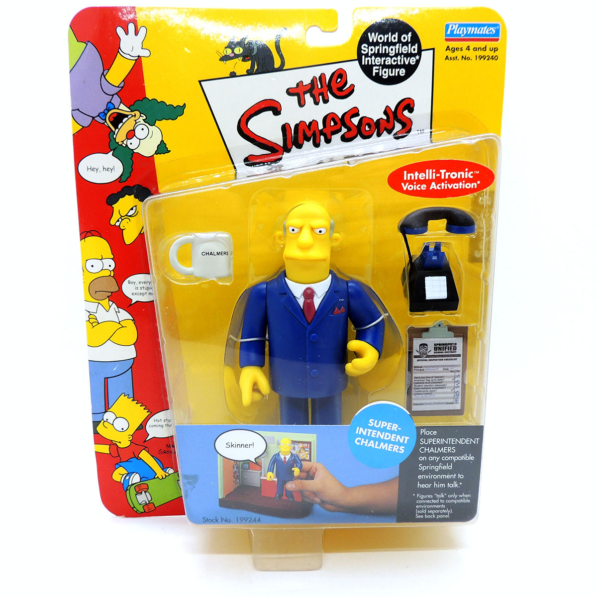Simpsons Superintendente Chalmers Series 8 Playmates 2002 Madtoyz 