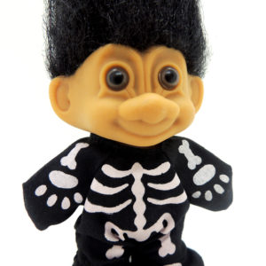 Troll Halloween Esqueleto Skeleton Russ 90s Vintage Colección Retro