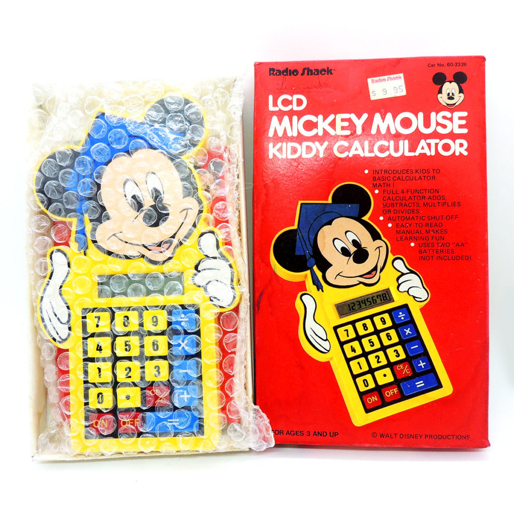 Mickey Mouse LDC Kiddy Calculator Calculadora Disney 1985 Madtoyz
