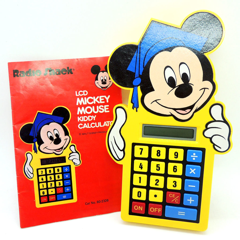 Mickey Mouse LDC Kiddy Calculator Calculadora Disney 1985 Madtoyz