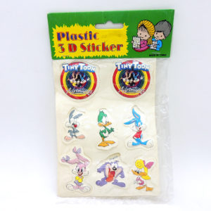 Tiny Toon Adventures Plastic 3d Sticker Bootleg Libreria