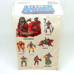 He-Man Motu Stickers #4 Snake Mountain Calcotam 80s