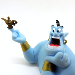 Aladdin Genio Lampara Magica Busto Disney Colección