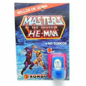 He-Man Rubber Stamp Sello Goma Man At Arms Rondi Motu