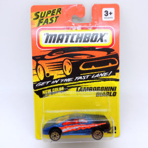 Matchbox Lamborghini Diablo 1/64 #22 Super Fast Tyco 1993