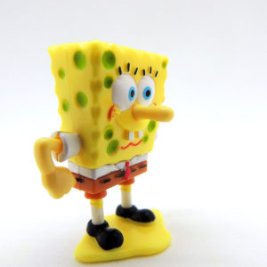 Bob Esponja Sponge Viacom 2005 Nickelodeon 4cm