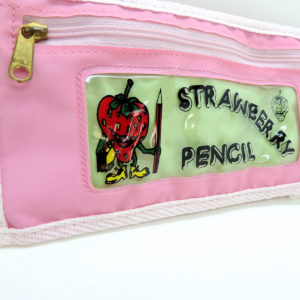 Cartuchera Strawberry Pencil Sobre Bootleg Antigua Retro